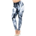thumbnail image 1 of Creamy Soft Premium Women's Leggings Skeleton Resurrection Plus Size, High Rise, Stretchy & Breathable, Comfortable Fit - by USA Fashion™, 1 of 2