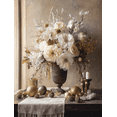 thumbnail image 1 of Creamy White Floral Arrangement Canvas Wall Art for Living Room Bedroom Dining Room Hallway Office Hotel Lobby, 1 of 8