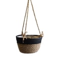 thumbnail image 1 of CreantiveArrowy Plant Pot Flower Pots Creative Weave Rustic Moroccan Style Vintage Rope Hanging Home Decor Seagrass Woven Storage, 1 of 12
