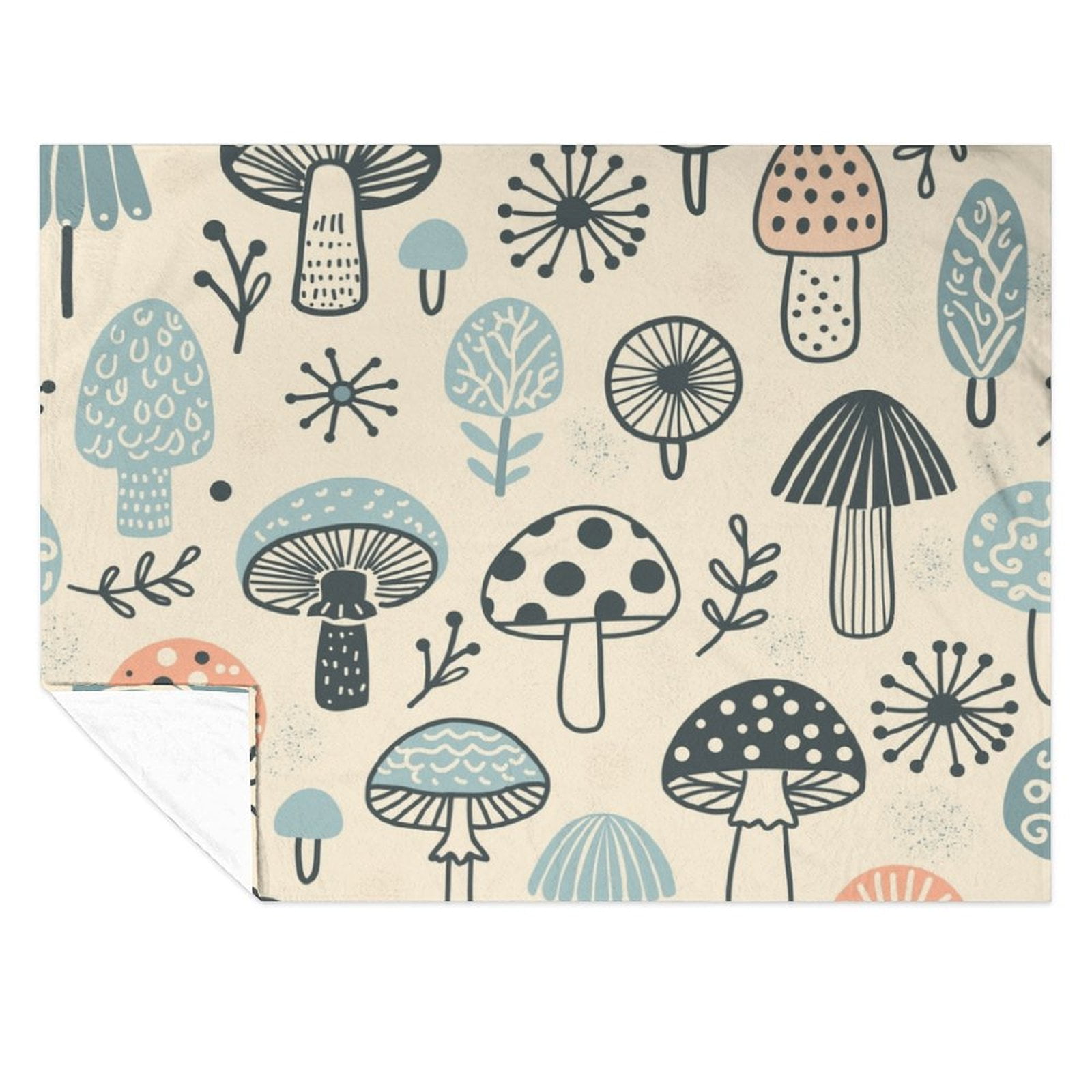 Creaon Autumn Themed Pattern50''x70'' Flannel Blanket, AllSeason Use