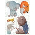 thumbnail image 1 of Crearreda Watercolor Animals Wall Stickers, 1 of 2