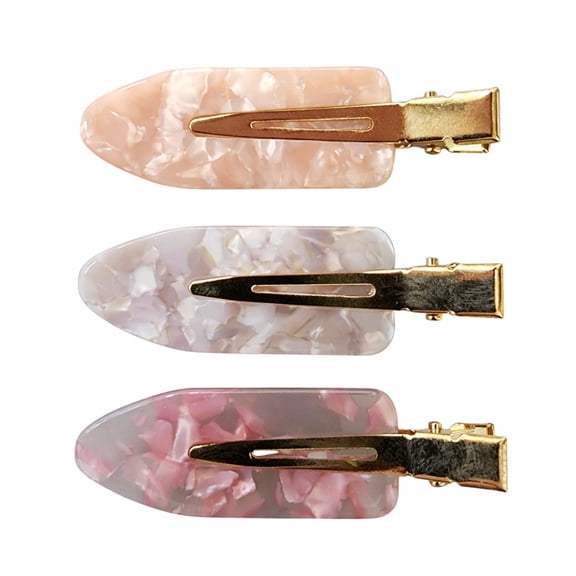 Creaseless Hair Styling and Sectioning Clips - 3pk (Strawberry Shortcake)