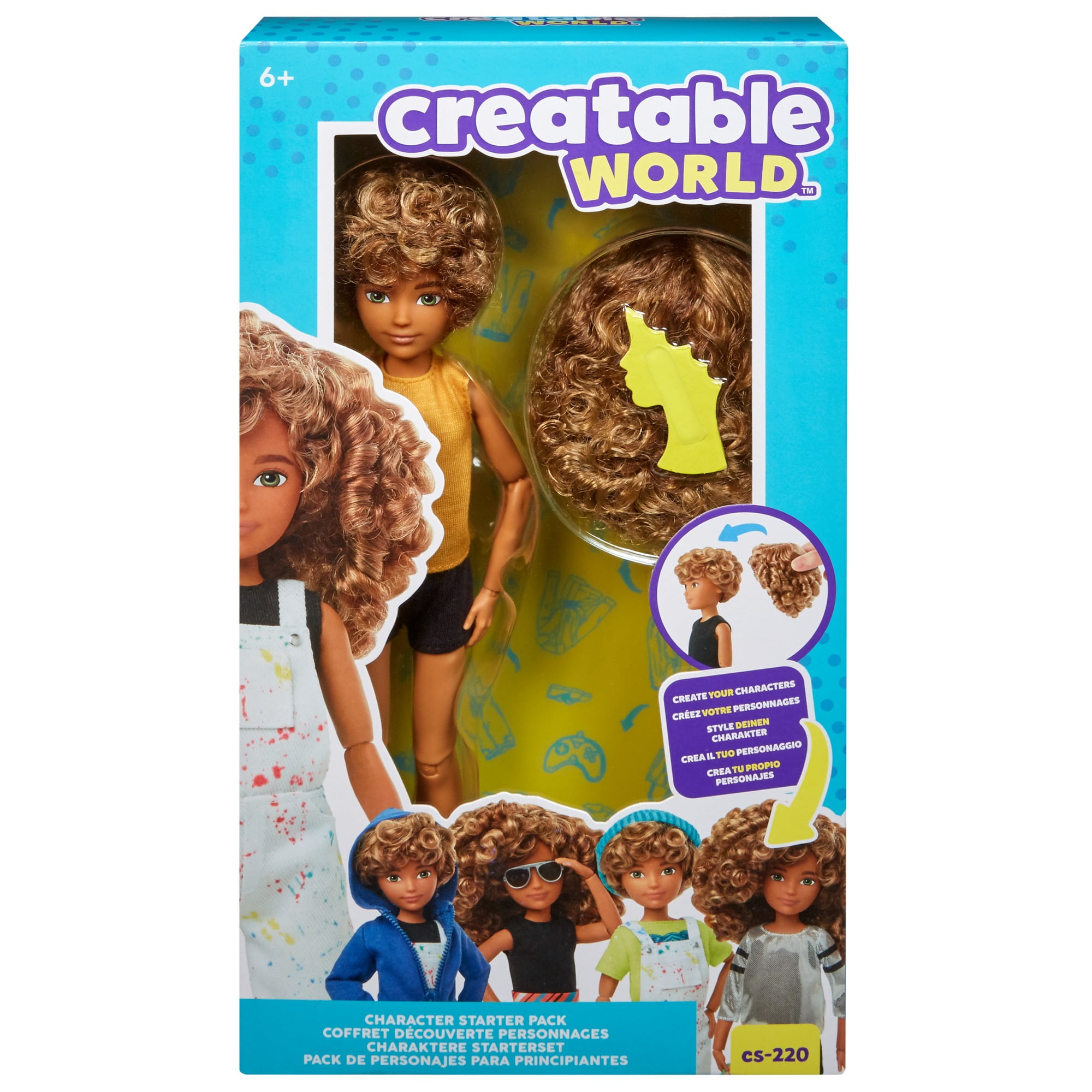 Creatable World Character Starter Pack CS-220 Doll Playset - Walmart.com