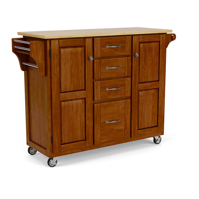 CreateACart Brown Kitchen Cart