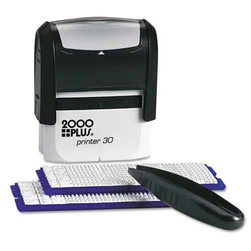 Create-A-Stamp One-Color Address Kit, Custom Message, Black | Bundle of 2