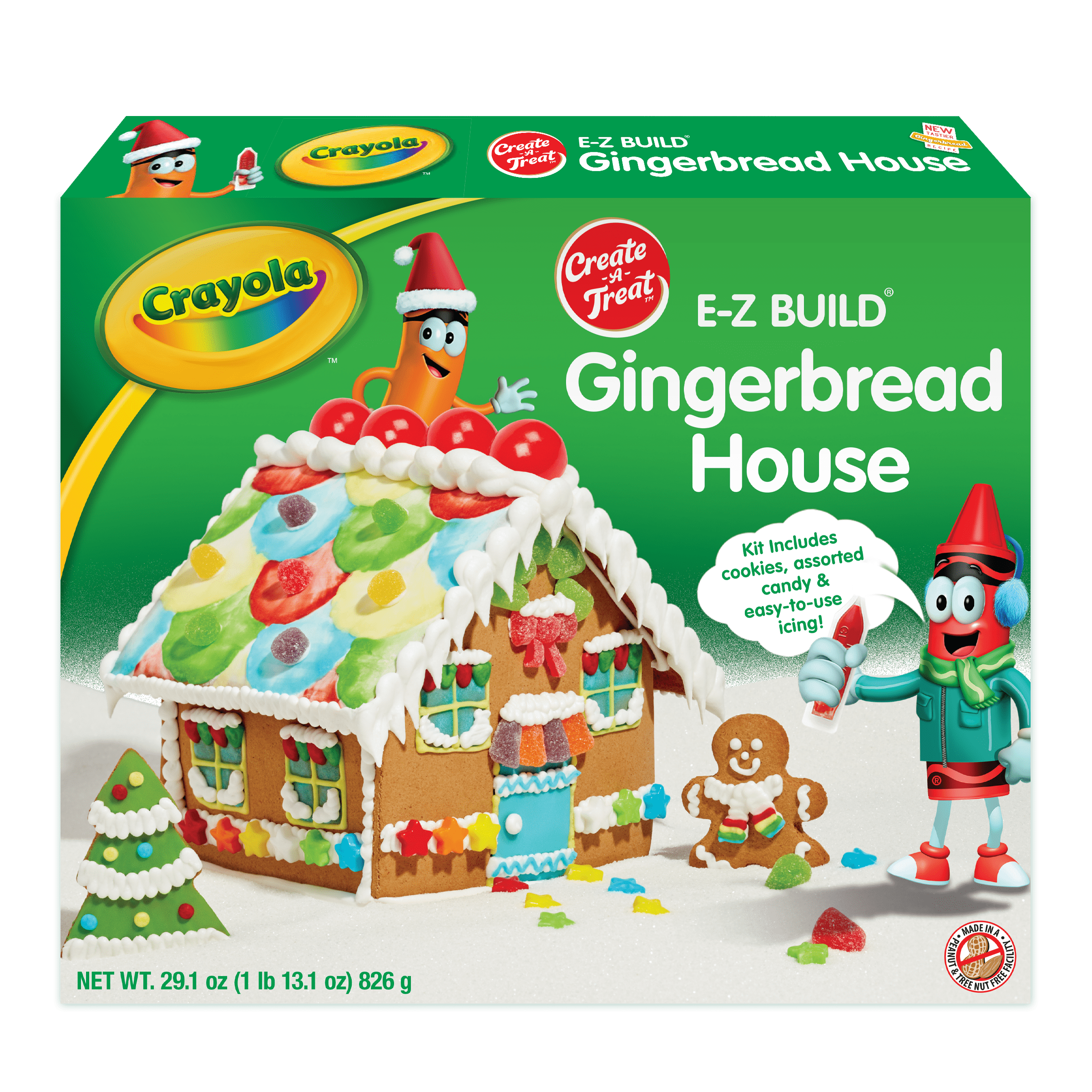Create A Treat Crayola Gingerbread House Kit