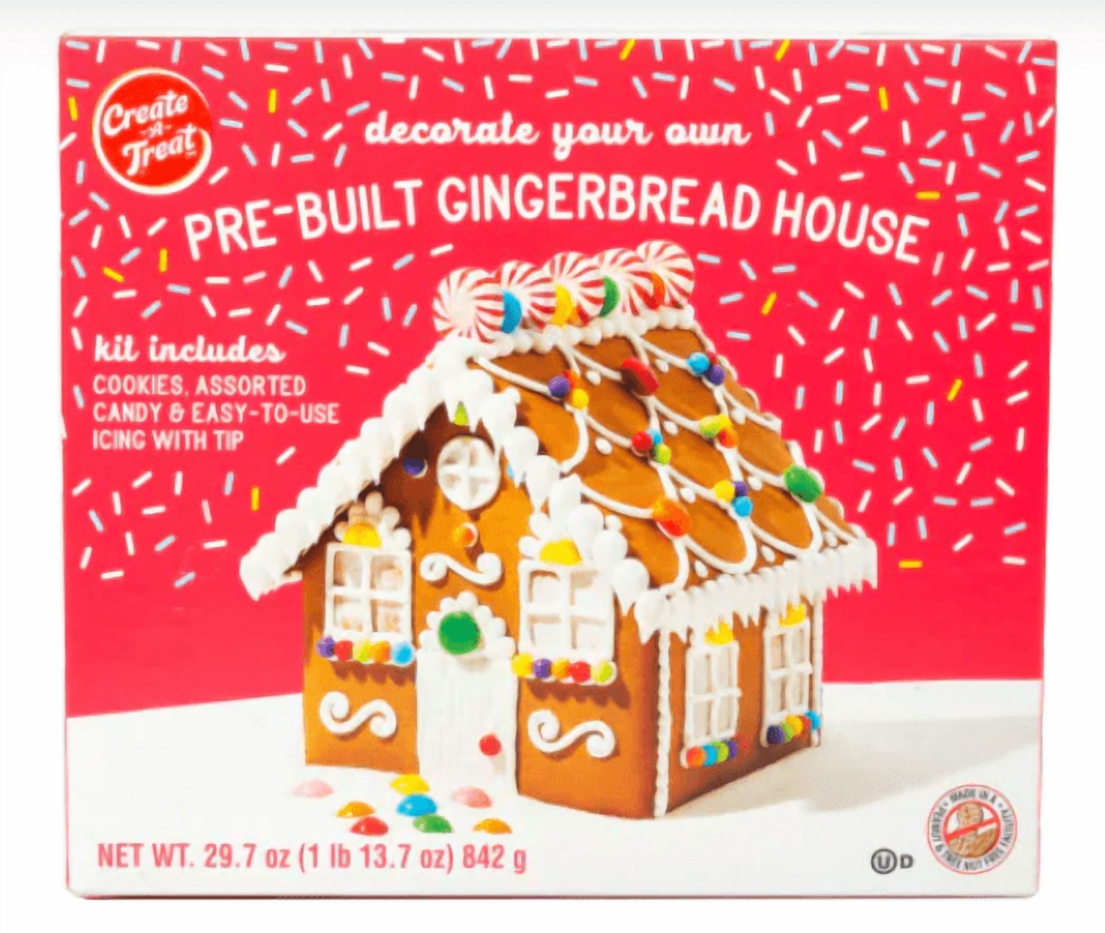 Create-A-Treat Pre-Built Gingerbread House 1 ea