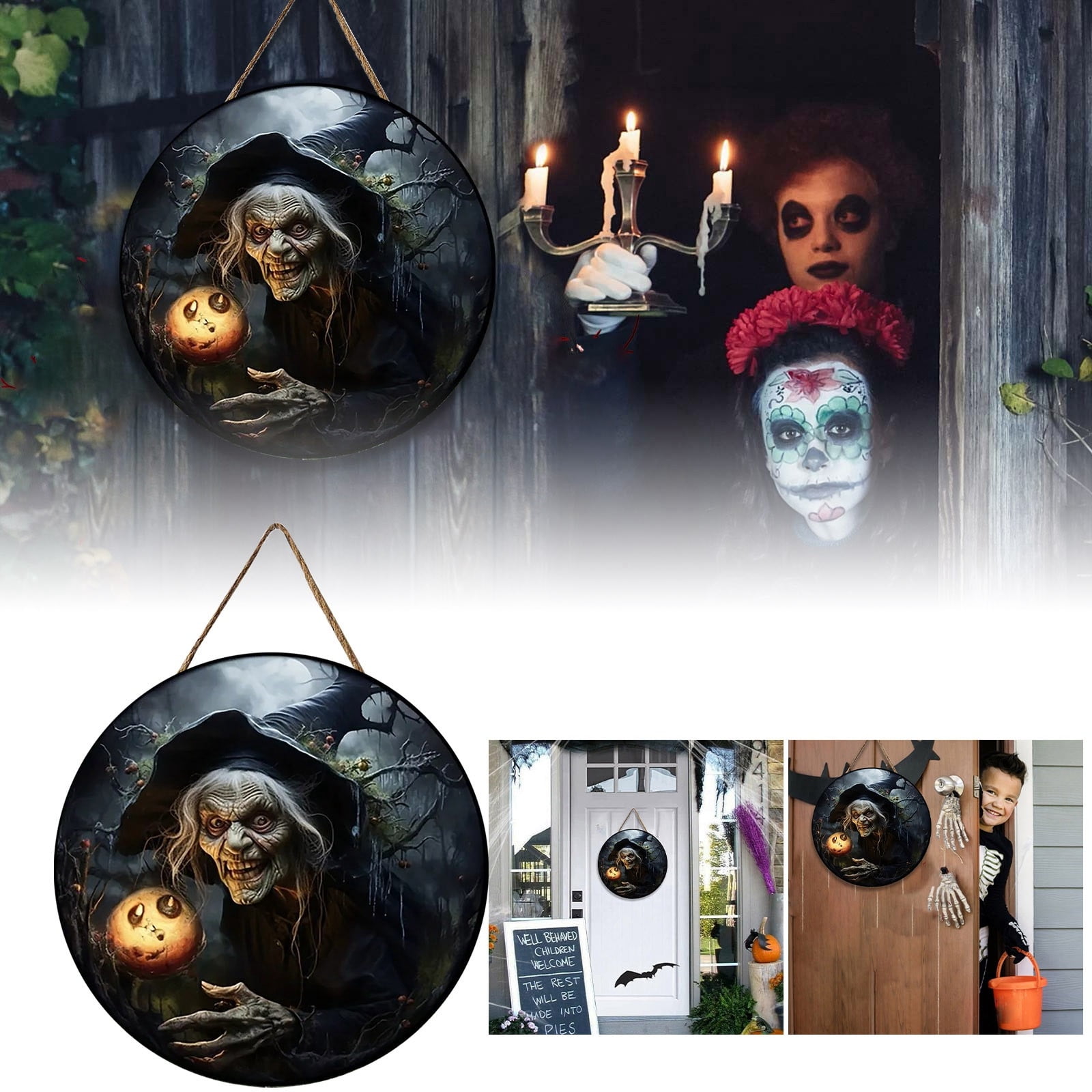 Create A With Our Hauntingly Beautiful Door Plaque! Today Is A Good Day