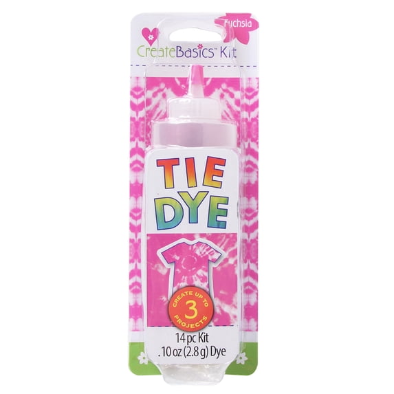 Create Basics Fuchsia Tie Dye Kit - 1 Color, 4 fl oz, Fabric Dye