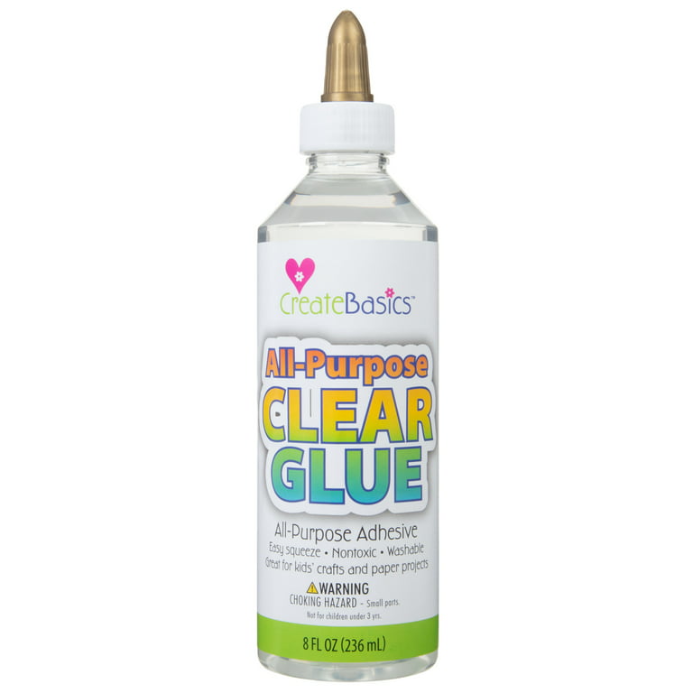 Basics All Purpose Washable School Liquid Glue, Great for Makin