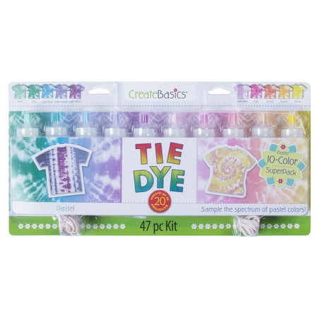 Create Basics Tie Dye 10 Color Kit Pastel
