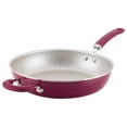 thumbnail image 1 of Create Delicious Deep Nonstick Frying Pan / Fry Pan / Skillet - 12.5 Inch, Red, 1 of 4