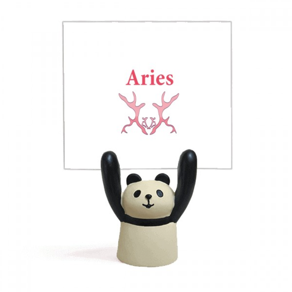 Create Icon Aries Art Deco  Fashion Memo Holder Cartoon Animal Panda Stand Decoration
