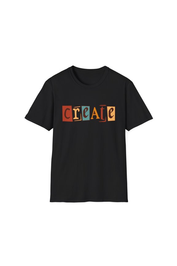 Create - Inspirational Retro Unisex T-Shirt Tee