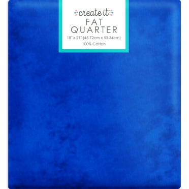 Create It 18"x21" 100% Cotton Textured Precut Sewing & Craft Fabric, Blue 1 Piece