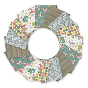 Create It 18"x21" Cotton Flannel Woodsie Pals Precut Sewing & Craft Fabric Bundle, Multicolor 15 Piece