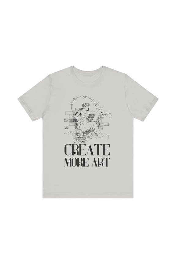 Create More Art (Unisex Jersey Short Sleeve T-shirt) - Cre8ta