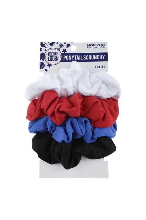 Ponytail Scrunchies, 4 ct.