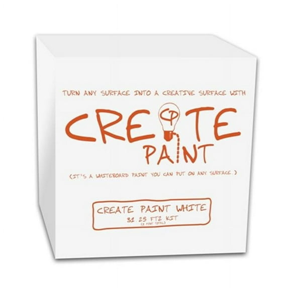 Create Paint CPW1P Dry Erase Whiteboard White Paint - 1 Pint