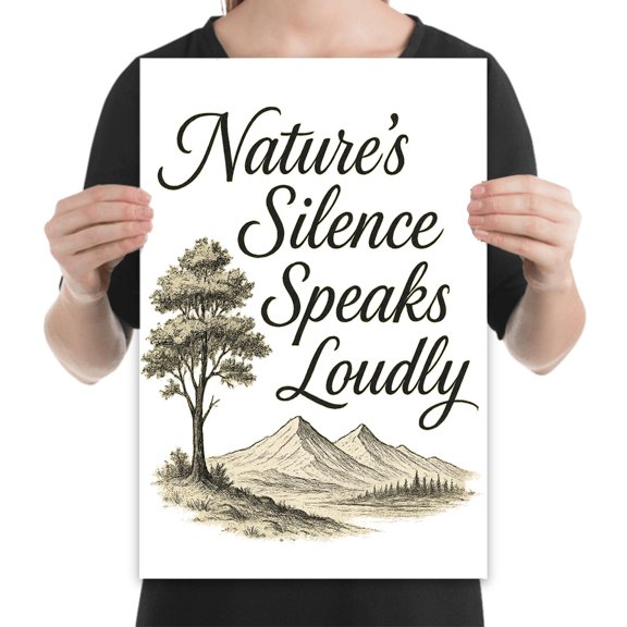 Create Peaceful Sanctuary Poster - Wall Decor for Meditation Spaces Gift