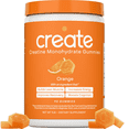 thumbnail image 1 of Create Creatine Gummies – 1.5g Creatine Monohydrate Per Gummy, Boost Strength & Focus, Orange, 90 Ct, 1 of 9