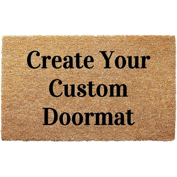 Create Your Doormat - New Home Gift Ideas, Front Door, Wedding Gift, Home Decoration, Cozy Home, Customized Doormats
