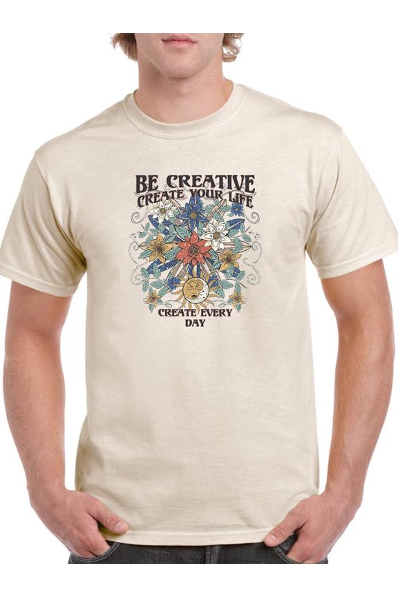 Create Your Life T-Shirt Men -Image by Shutterstock, Male Large