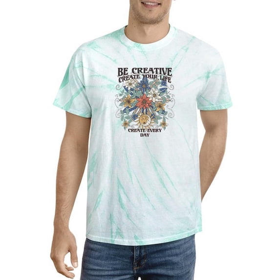 Create Your Life Tie Dye Cyclone Men -Image by Shutterstock, Male Small
