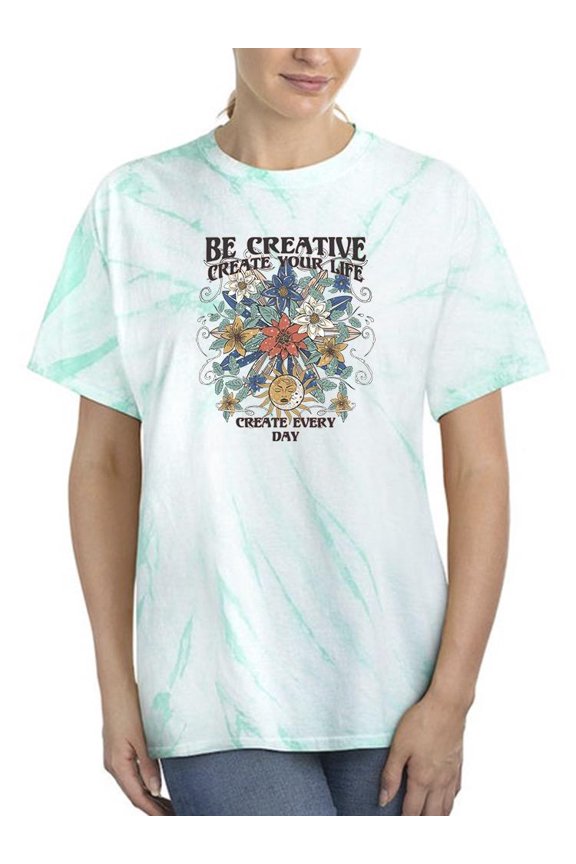 Create Your Life Tie Dye Cyclone Women -Image by Shutterstock, Female Large