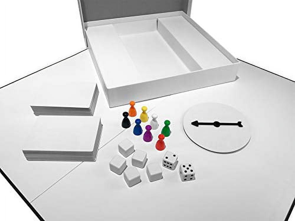 Create Your Own Board Game Kit with Blank Board and Accessories