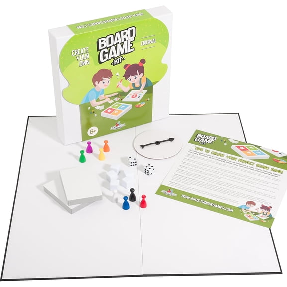 Create Your Own Board Game (Blank Game Board, Box & Accessories)