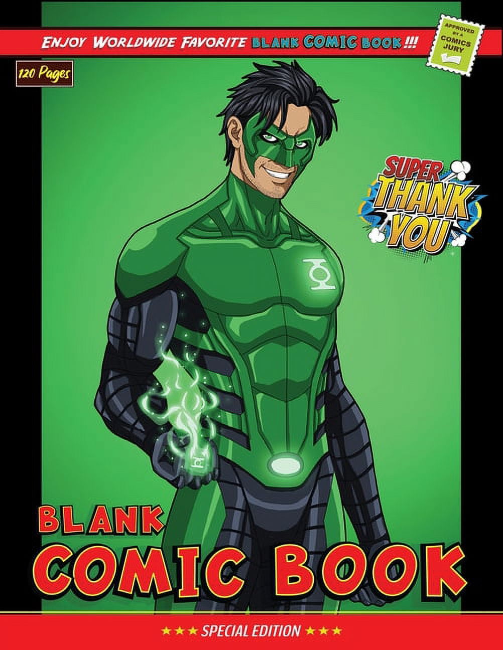 Blank Comic Book: Create Your Own Comics For KIDS and ADULTS 120