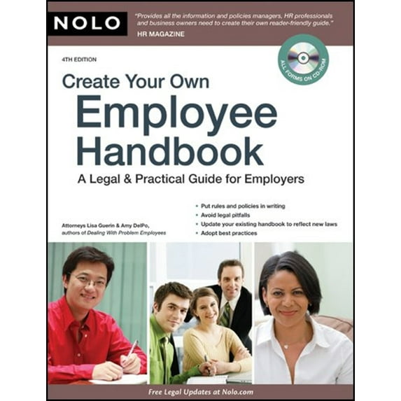 Pre-Owned Create Your Own Employee Handbook: A Legal & Practical Guide (Paperback) 141331029X 9781413310290