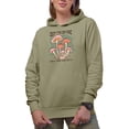 thumbnail image 1 of Create Your Own Magic, Walk Your Own Path, Boho Retro Mushroom Art Merch Gift, Sand Hooded Sweatshirt or Hoodie, 2XL, 1 of 5