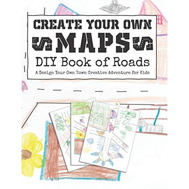 PreOwned Create Your Own Maps DIY Book of Roads A Design Your Own
