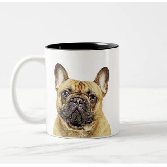 Create Your Own Pet Photo Two Tone Coffee Mug, Bekilab, Bekilab Ceramic Coffee Mug, 11oz 15oz Gift