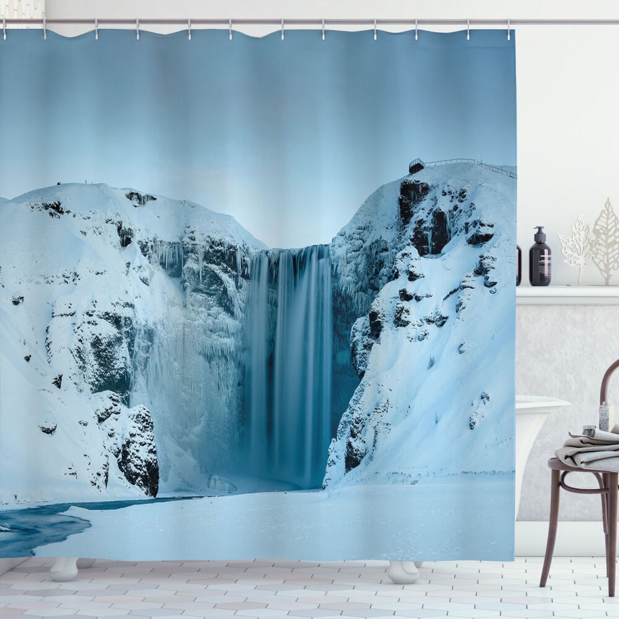 Create a Frosty Escape in Your Bathroom with a Winter Wonderland