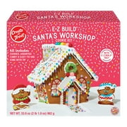 Create a Treat, Build Your Own Santa's Workshop Gingerbread Cookie Decorating Kit, 33.9 oz, Regular Size (Baked, Decorating Kit)