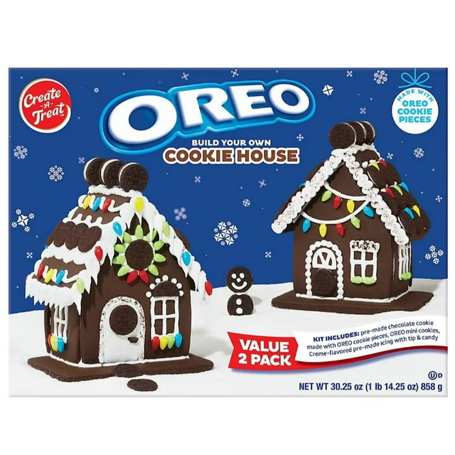 Create a Treat OREO Christmas Chocolate Cookie House Kit