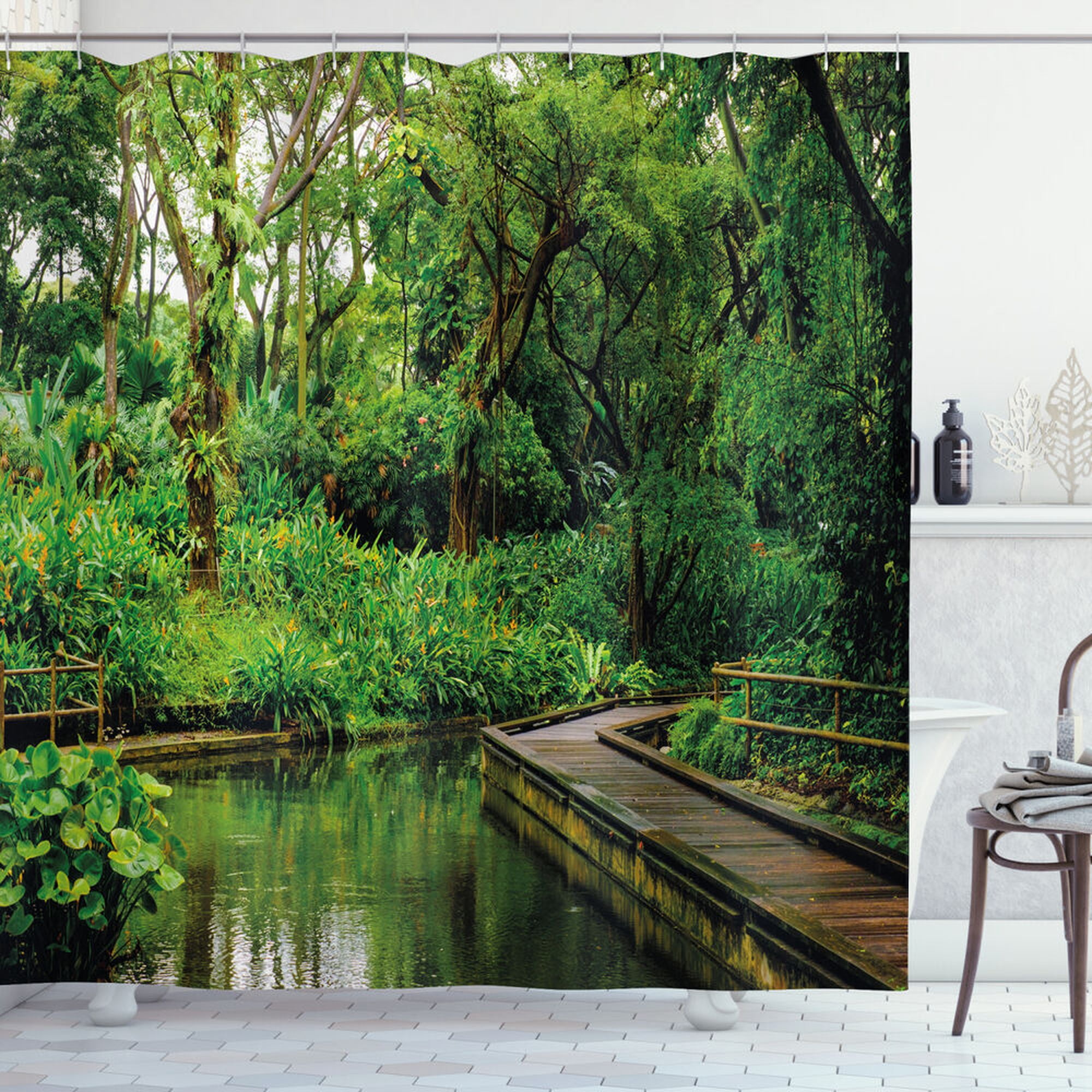 Create a Tropical Paradise in Your Bathroom with a JungleThemed Shower