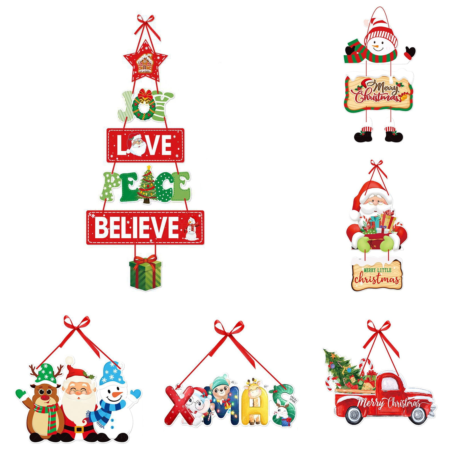 Create an Eco-friendly and Eye-catching Merry-Atmosphere with Our Festive Christmas Door Hanging 