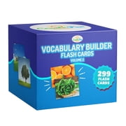 CreateFunUSA Vocabulary Builder Flash Cards 6 Pack with Learning Games, 300 Count
