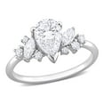 thumbnail image 1 of Created Forever Women's 1-3/8 CT T.W. Multi-Shape Lab-Created Diamond 14kt White Gold Engagement Ring, 1 of 10