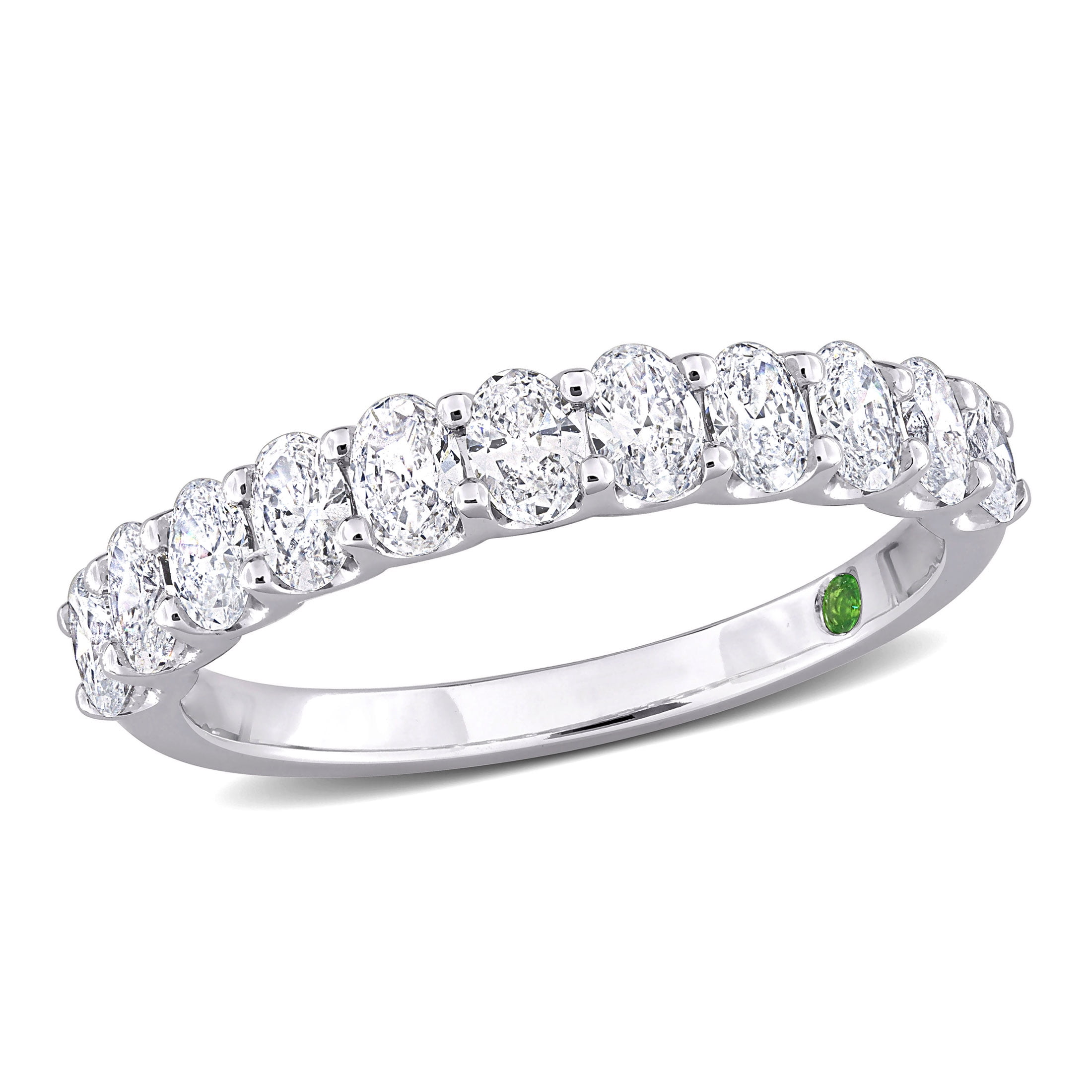 Created Forever Women's 1 CT Lab Created Diamond 14K White Gold Semi