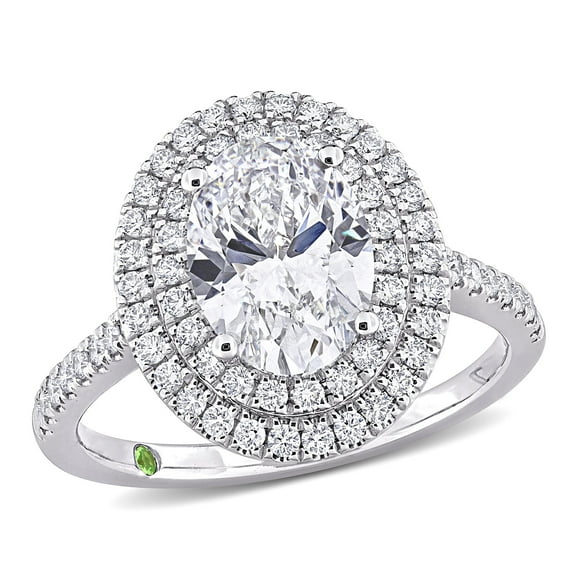 Created Forever Women's 2 1/2 CT Lab Created Diamond 14K White Gold Engagement Ring (G-H, VS1-VS2)