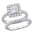 thumbnail image 1 of Created Forever Women's 2 1/3 CT Lab Created Diamond 14K White Gold Bridal Ring Set (G-H, VS1-VS2), 1 of 7