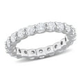 thumbnail image 1 of Created Forever Women's 2-1/5 Carat T.G.W. Lab-Created Diamond 14kt White Gold Eternity Band, 1 of 11