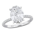 thumbnail image 1 of Created Forever Women's 3 1/6 CT Lab Created Diamond 14K White Gold Engagement Ring (G-H, VS1-VS2), 1 of 11