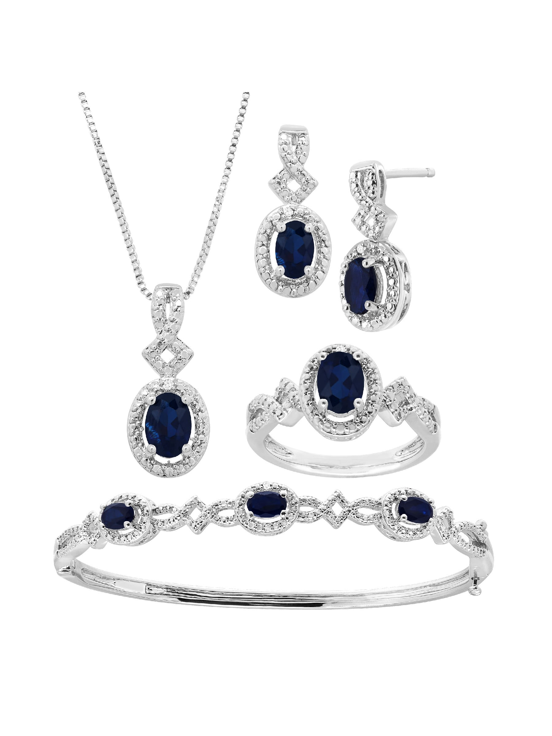 Sapphire jewelry sets sale