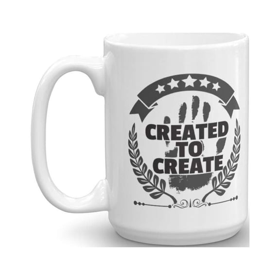 Created To Create Creative Artists Coffee & Tea Gift Mug (15oz)